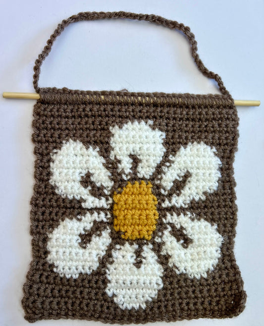 Crochet Daisy Tapestry