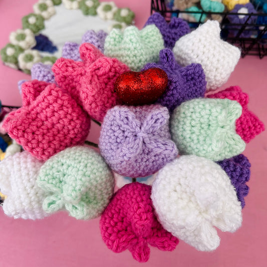 Crochet Tulips - Multiple Colors