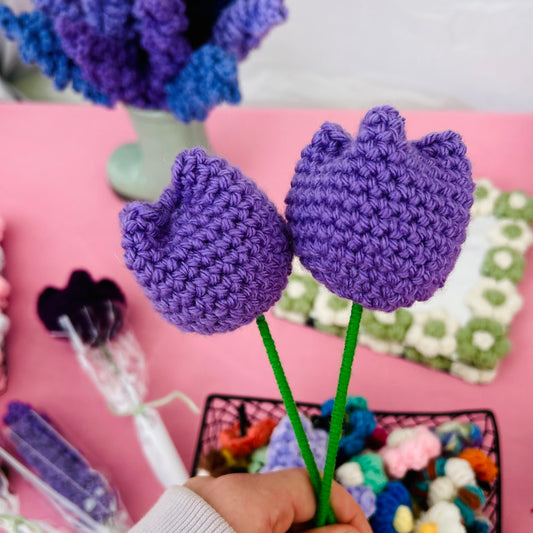 Crochet Tulips - Multiple Colors